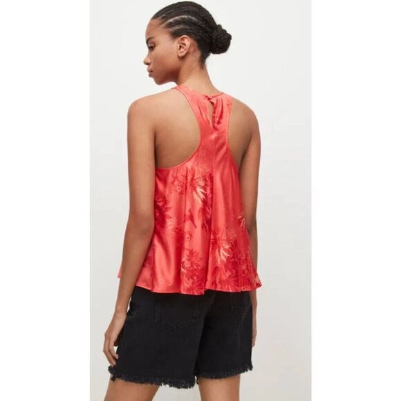 New All Saints Verna Nila Silk Blend Top US 6, Eur 38 - Picture 3 of 8
